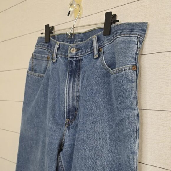 560 Men's Levi's Blue Denim Jeans Sz 36x34 - Picture 5 of 10
